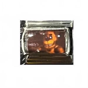 Five nights at Freddy 1 iconic logo charm